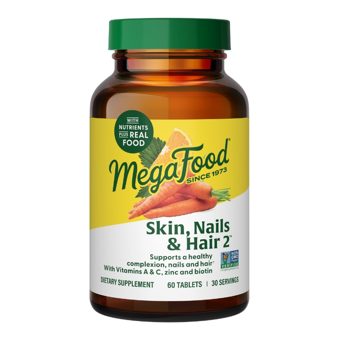 MegaFood Skin, Nails & Hair 2 - Huid, nagels en haar 60 tabletten