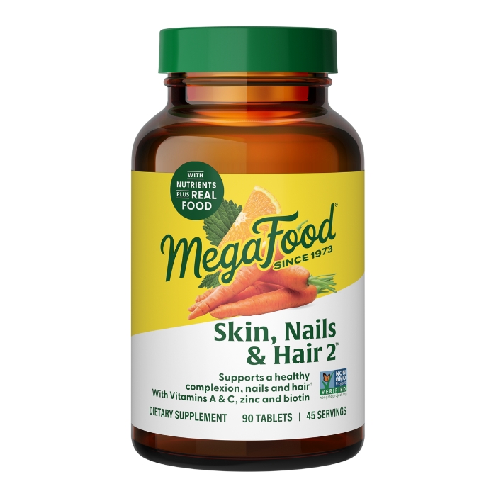 MegaFood Skin, Nails & Hair 2 - Huid, nagels en haar 90 tabletten