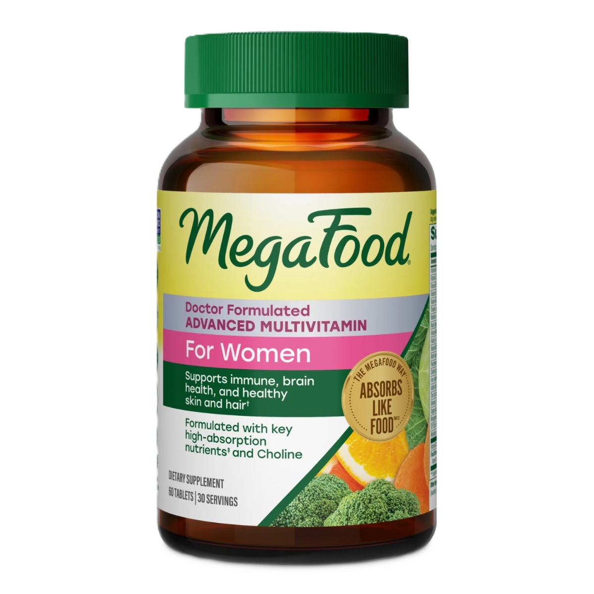 MegaFood Women's Advanced Multivitamine voor vrouwen 60 tabletten