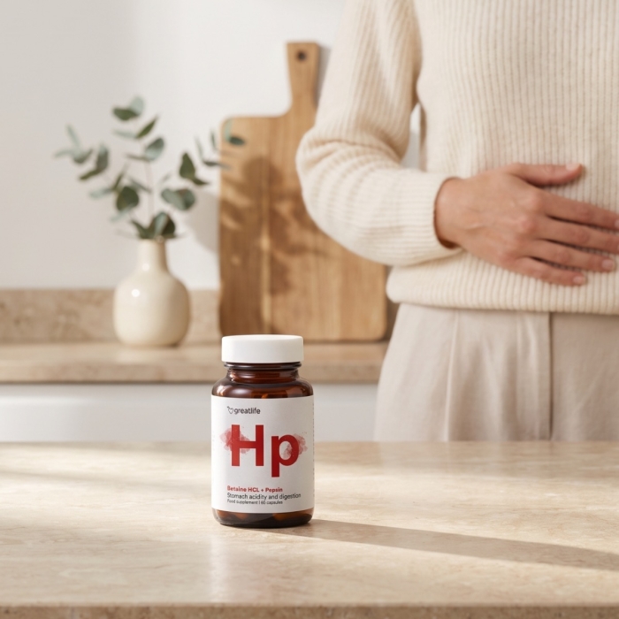 Betaïne HCL (Ondersteuning van maagzuur)
