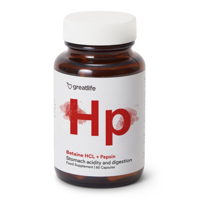 Betaïne HCL (Ondersteuning van maagzuur)