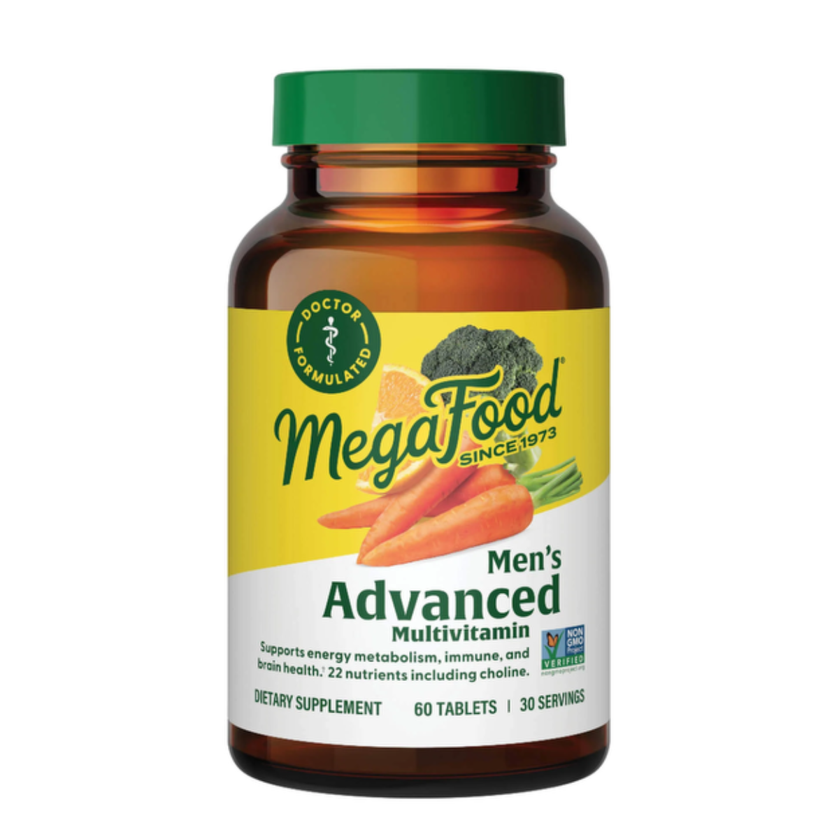 MegaFood Men's Advanced Multivitamine voor mannen 60 tabletten