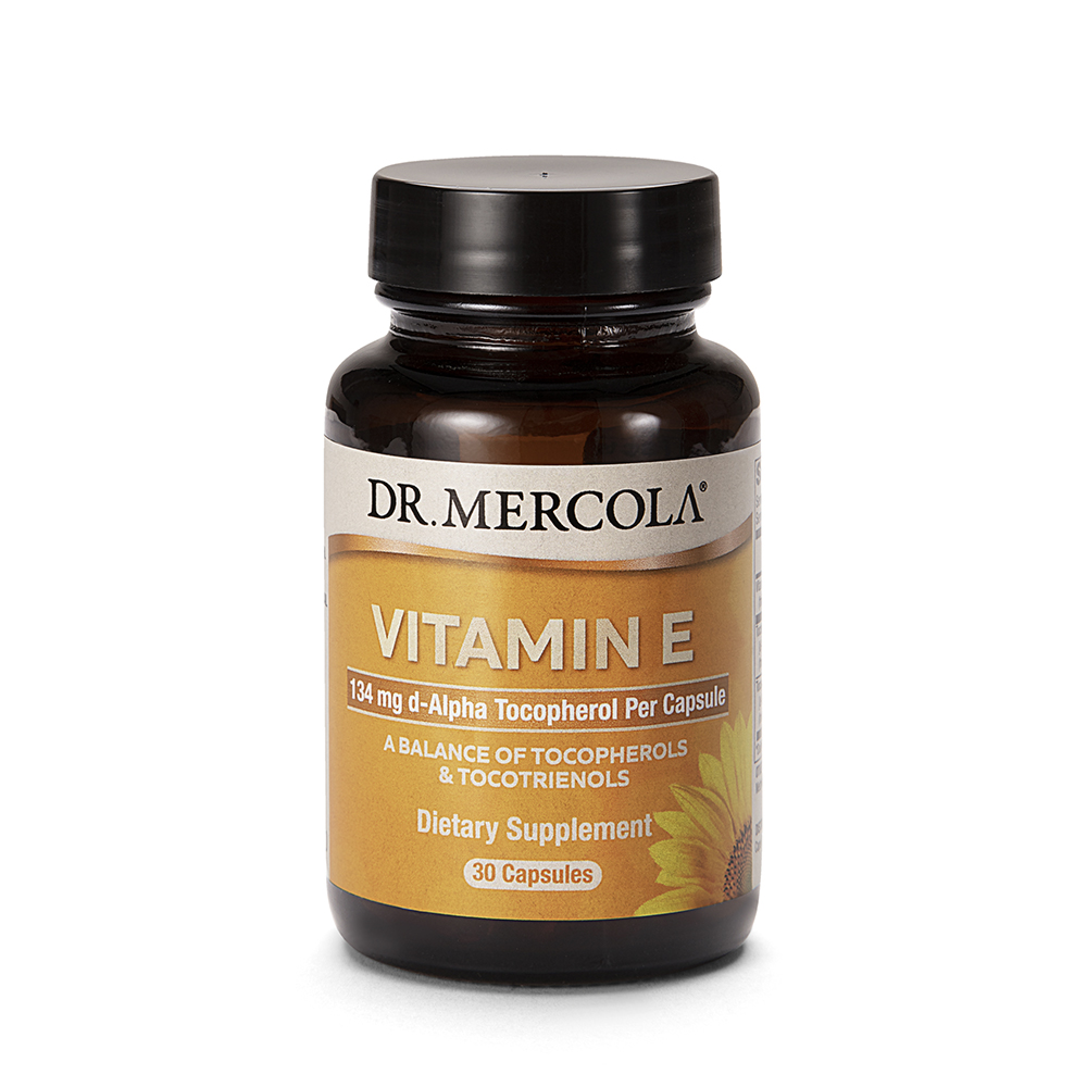 Dr Mercola Vitamine E – Tocoferolen & Tocotrienolen 30 capsules